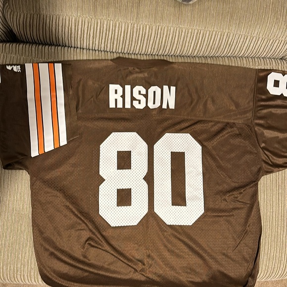 Cleveland Browns Andre Rison Jersey. Size XXL 54. Brown - Picture 2 of 3
